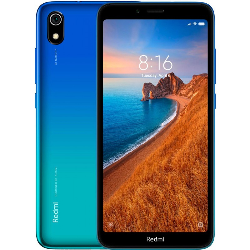 Telefon mobil Xiaomi Redmi 7A, Blue, RAM 2GB, Stoca re 32GB